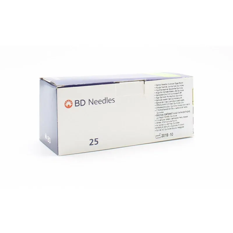 BD Needles Aiguilles Binales Biseau de Quincke 22G (0,7X90mm) X25 - Univers Pharmacie