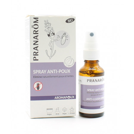 Pranarôm Bio Aromapoux Spray Anti-poux 30ml - Univers Pharmacie