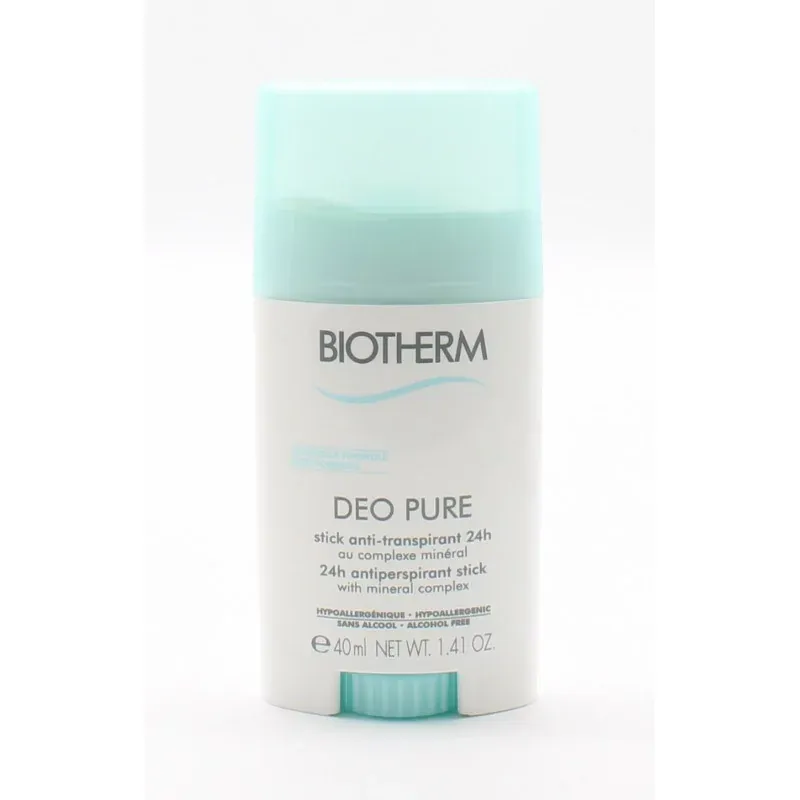 Biotherm Deo Pure Stick Anti-transpirant 24H 40ml - Univers Pharmacie