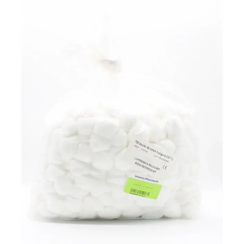 Lohmann & Rauscher Boules de Cotons Hydrophiles X700 - Univers Pharmacie