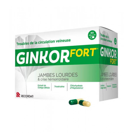 Ginkor Fort 60 gélules - Univers Pharmacie