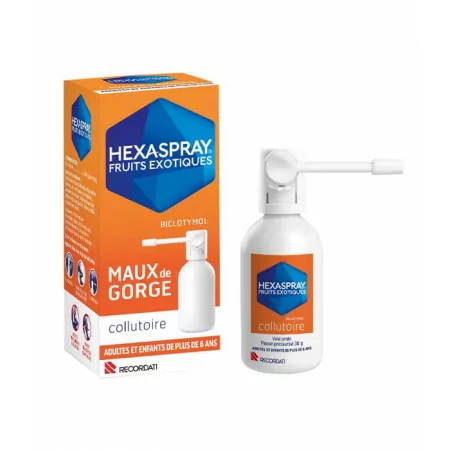 Hexaspray Collutoire Fruits Exotiques 30g - Univers Pharmacie