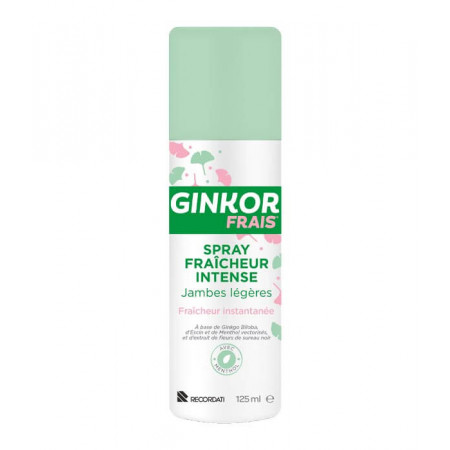 Ginkor Spray Fraîcheur Intense 125ml - Univers Pharmacie