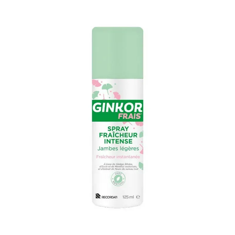 Ginkor Spray Fraîcheur Intense 125ml - Univers Pharmacie Ginkor Spray Fraîcheur Intense 125ml - Univers Pharmacie