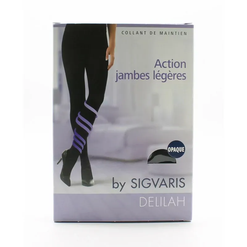 Sigvaris Delilah Collant Action Jambes Légères T4 Opaque Noir - Univers Pharmacie