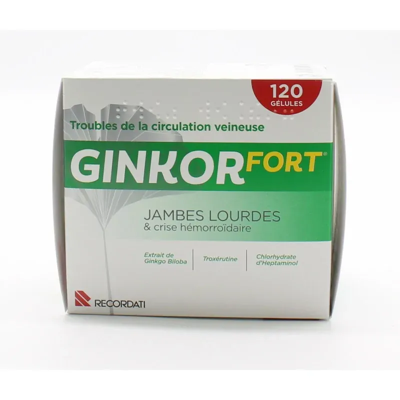 Ginkor Fort 120 gélules - Univers Pharmacie