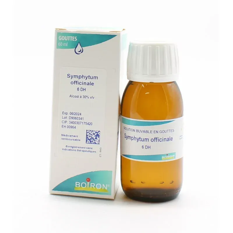 Boiron Symphytum Officinale 6DH Solution Buvable 60ml - Univers Pharmacie