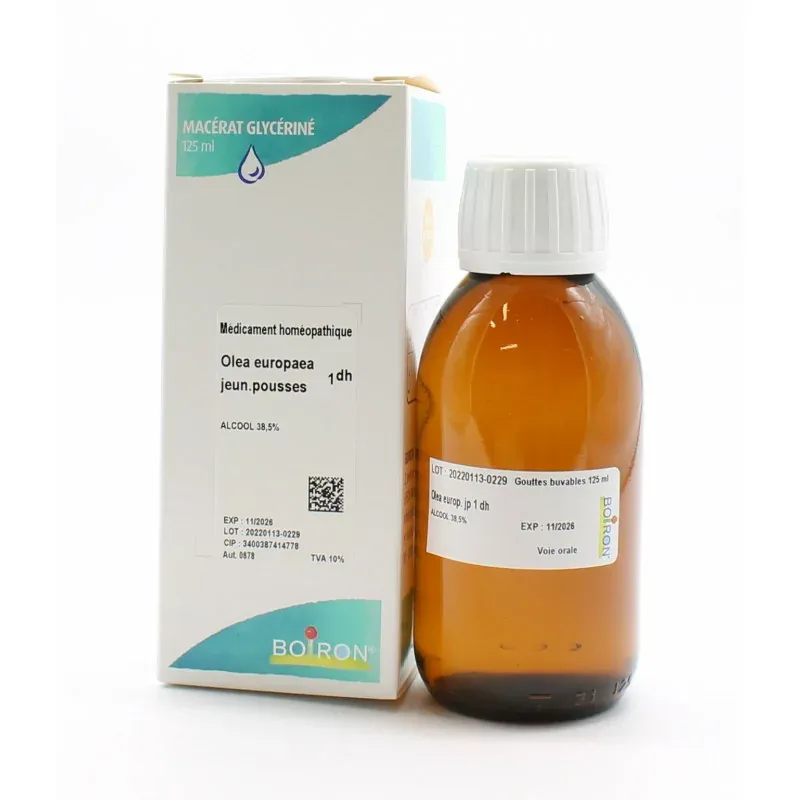 Boiron Olea Europaea Jeunes Pousses 1DH Macérat Glycériné 125ml - Univers Pharmacie