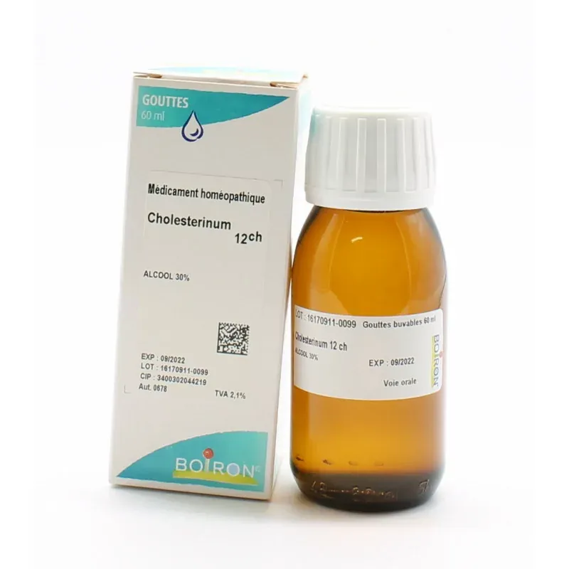 Boiron Cholesterinum 12ch Solution Buvable 60ml - Univers Pharmacie
