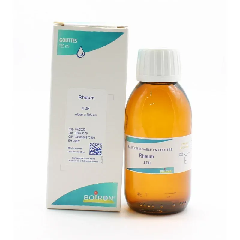 Boiron Rheum 4DH Gouttes 125ml - Univers Pharmacie