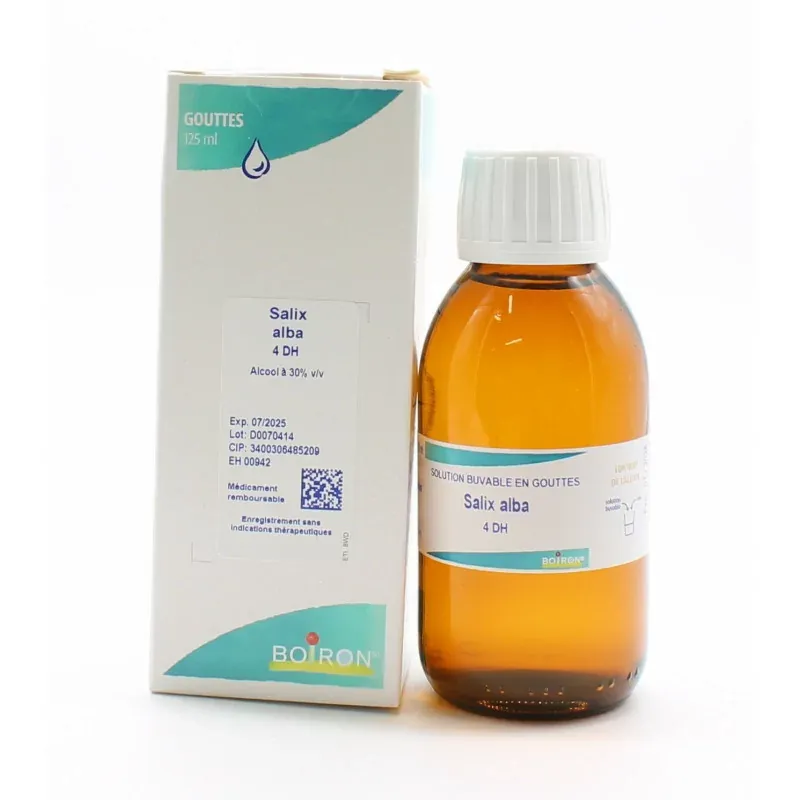 Boiron Salix Alba 4DH Gouttes 125ml - Univers Pharmacie