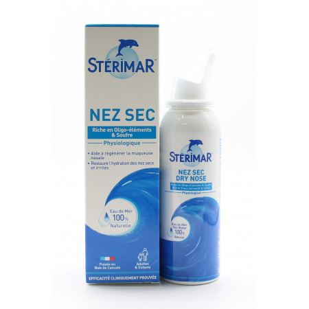 Stérimar Nez Sec Spray Physiologique 100ml - Univers Pharmacie