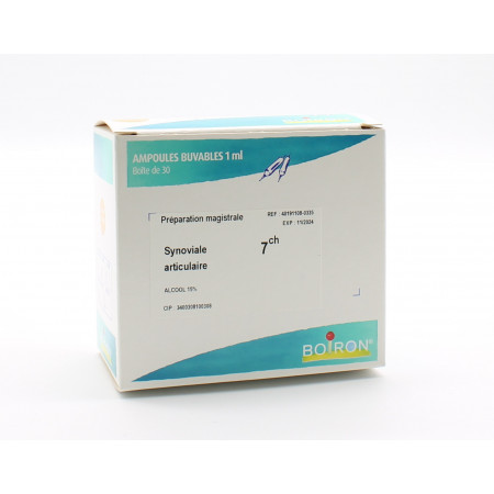 Boiron Synoviale Articulaire 7ch 30 ampoules - Univers Pharmacie