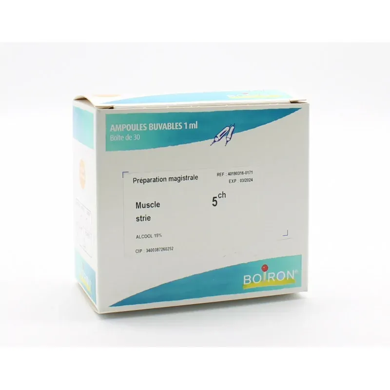 Boiron Muscle Strie 5ch 30 ampoules - Univers Pharmacie