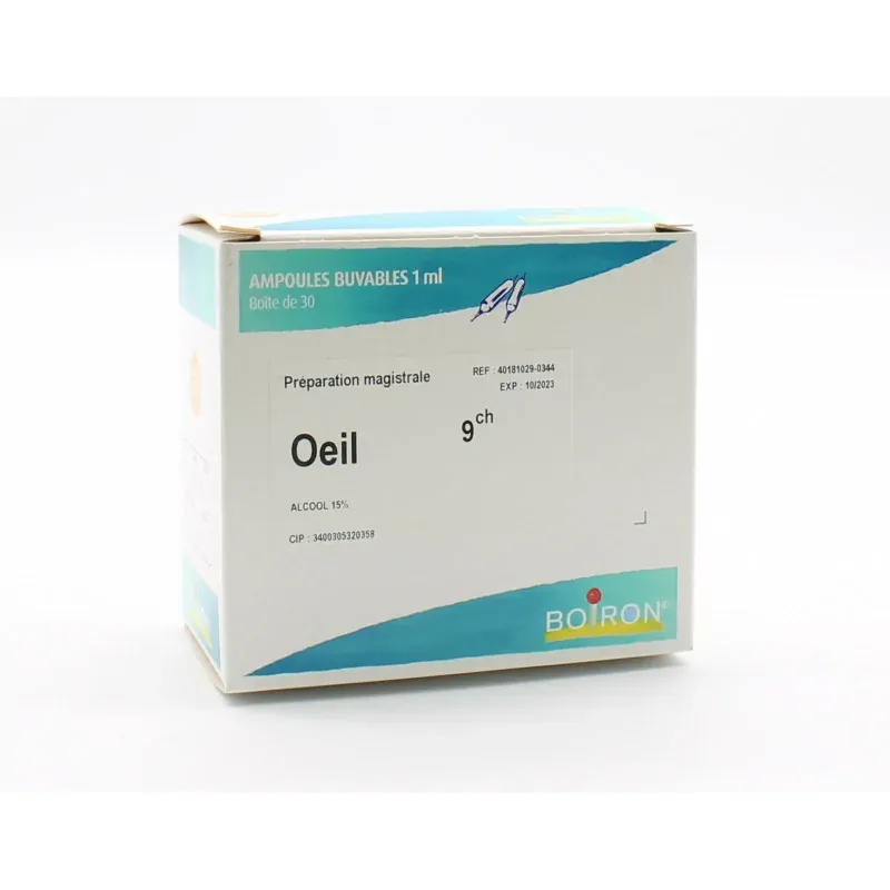 Boiron Oeil 9ch 30 ampoules - Univers Pharmacie