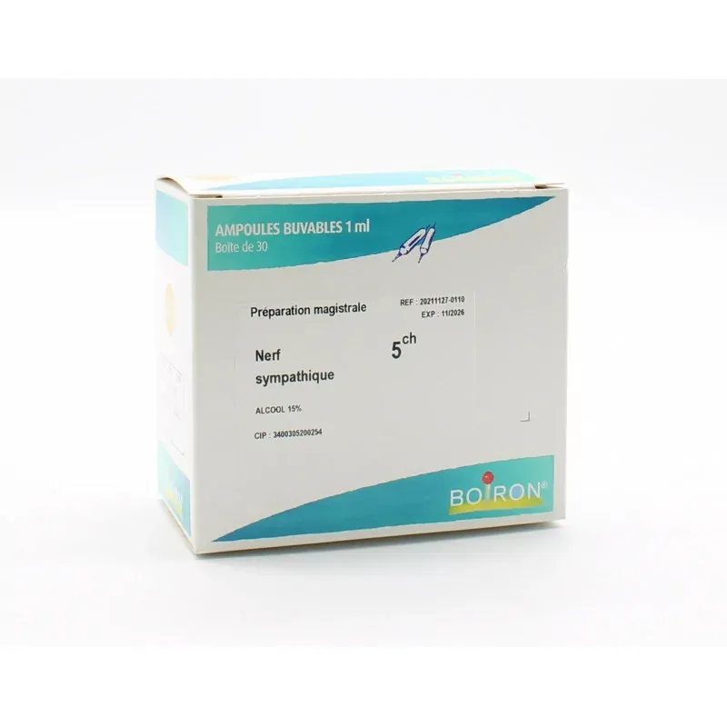 Boiron Nerf Sympathique 5ch 30 ampoules - Univers Pharmacie