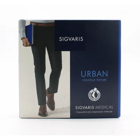 Sigvaris Urban Chaussettes Taille M+ Long Gris Clair - Univers Pharmacie