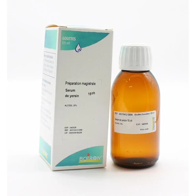 Boiron Serum de Yersin 15ch Solution Buvable 125ml - Univers Pharmacie