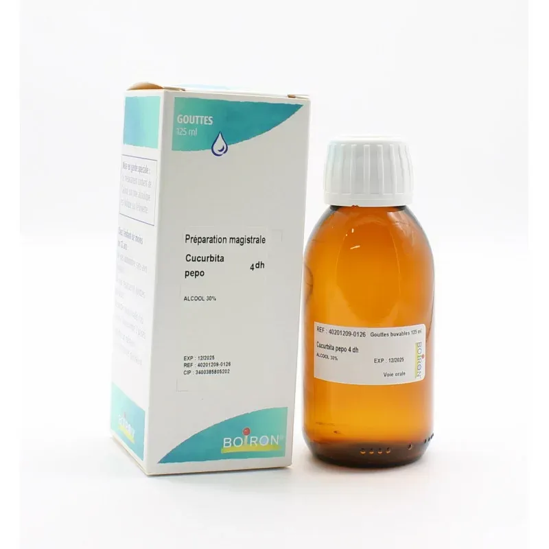 Boiron Cucurbita Pepo 4dh Solution Buvable 125ml - Univers Pharmacie