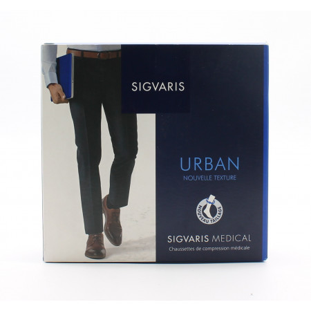 Sigvaris Urban Chaussettes Taille L+ Normal Gris - Univers Pharmacie