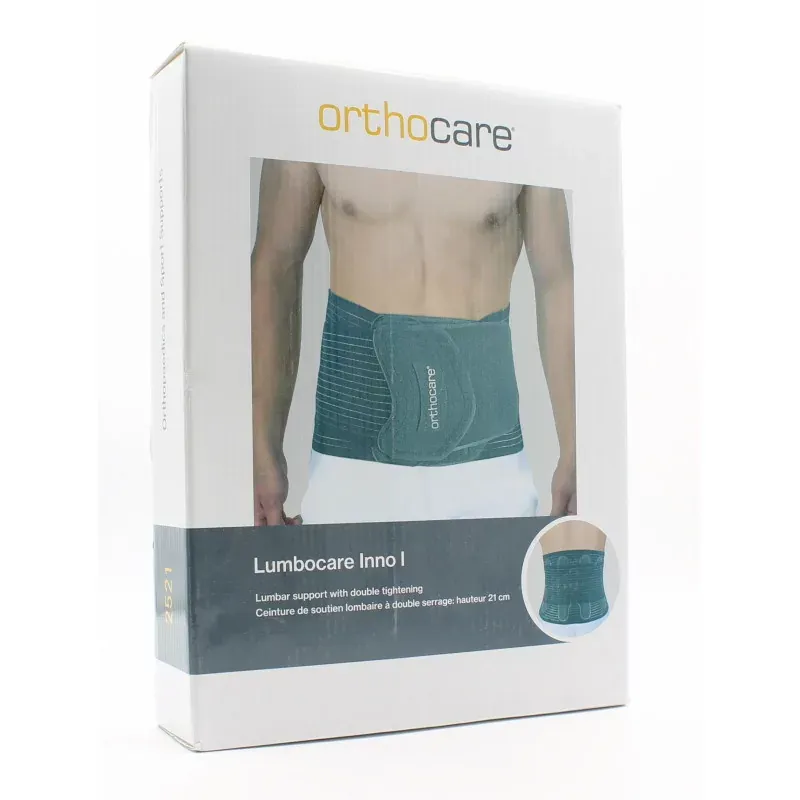 Medi Orthocare Lumbocare Inno I Ceinture de Soutien Lombaire Grise Taille XXL H21cm - Univers Pharmacie