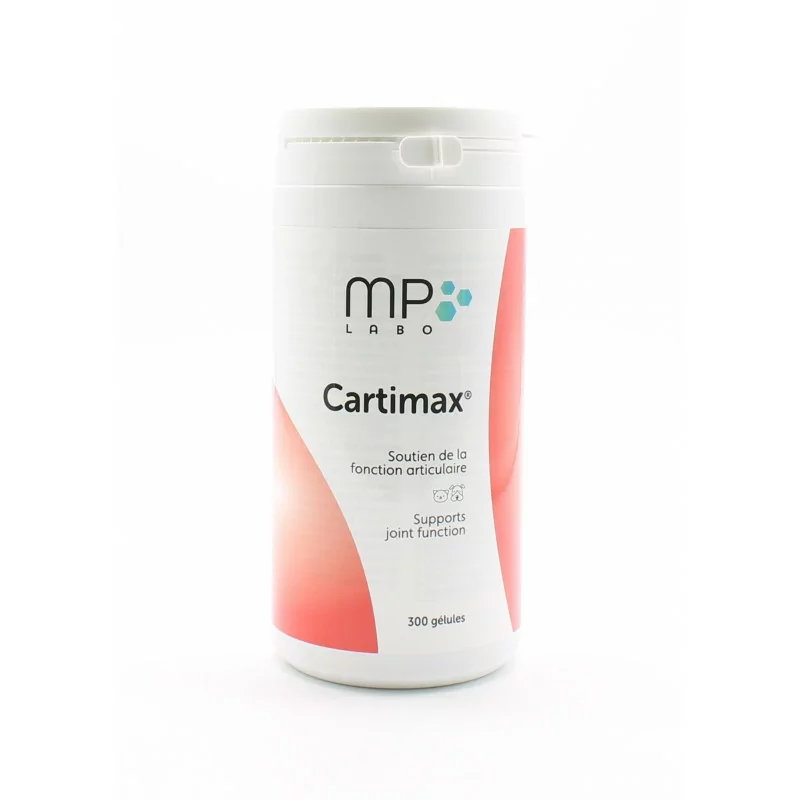 CARTIMAX 300 Gélules - Sensibilité articulaire - Arthrose Chien -  Compléments alimentaires MP Labo