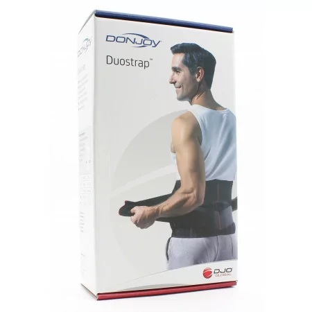 Donjoy Duostrap Ceinture Lombaire et Abdominale Taille L - Univers Pharmacie