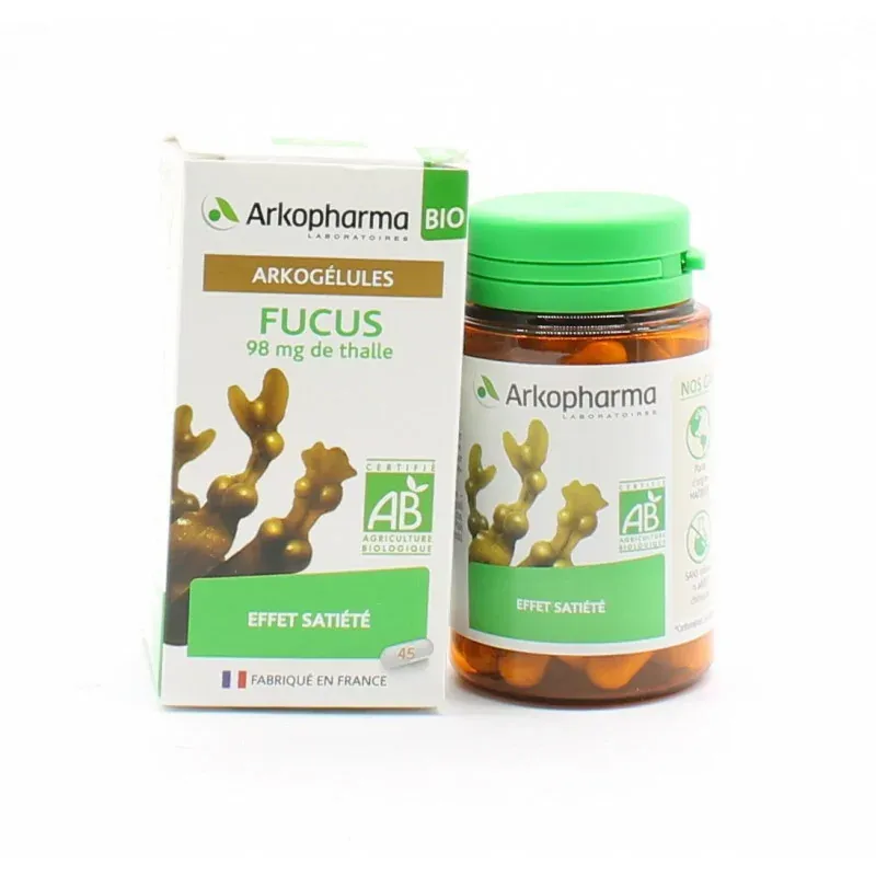 Arkopharma Arkogélules Bio Fucus 45 gélules - Univers Pharmacie