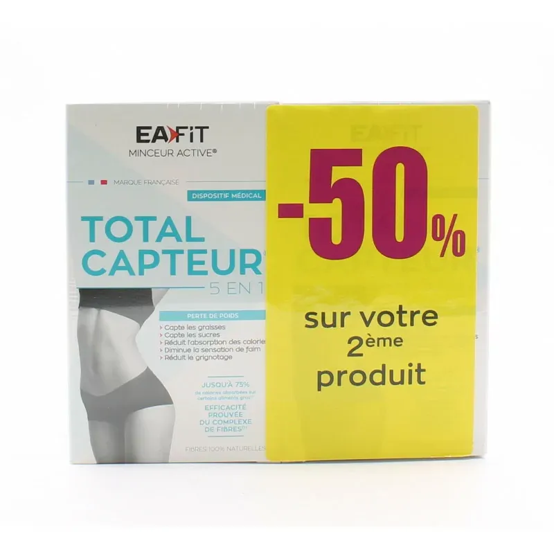 EaFit Total Capteur 5en1 Perte de Poids 2X60 gélules - Univers Pharmacie