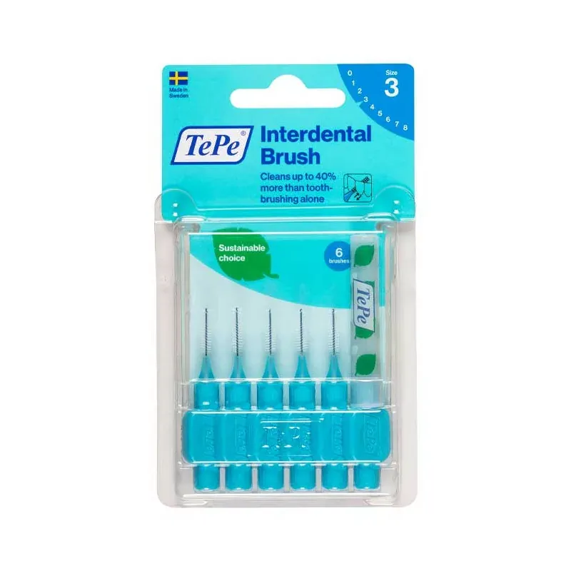 TePe Brossette Interdentaire ISO3 0,6mm X6 - Univers Pharmacie TePe Brossette Interdentaire ISO3 0,6mm X6 - Univers Pharmacie