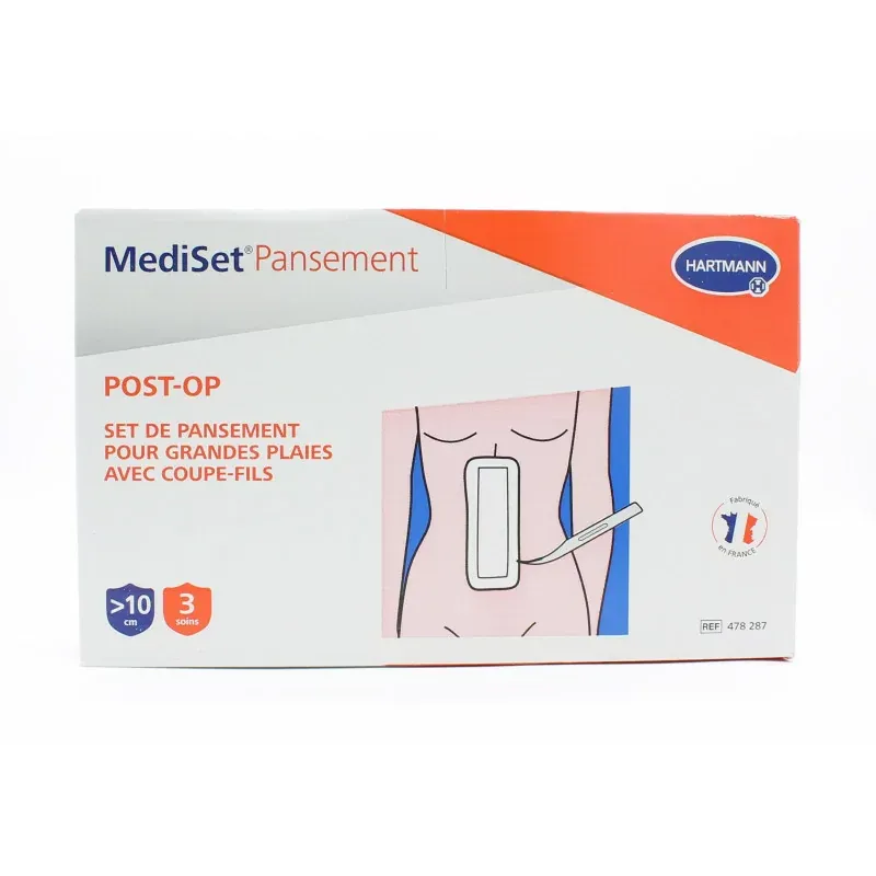 MediSet Pansement Post-op Set Grandes Plaies +10cm Coupe-fils X3 - Univers Pharmacie MediSet Pansement Post-op Set Grandes Plaies +10cm Coupe-fils X3 - Univers Pharmacie