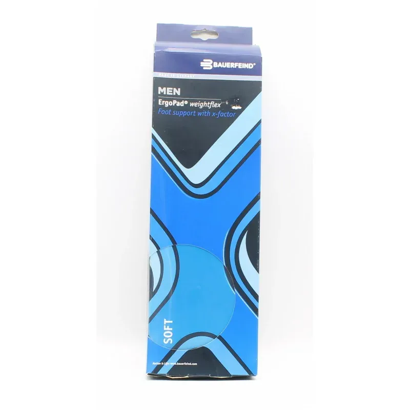Bauerfeind Men ErgoPad Weightflex 2 Soft Semelles de Soutien Pointure 41 - Univers Pharmacie