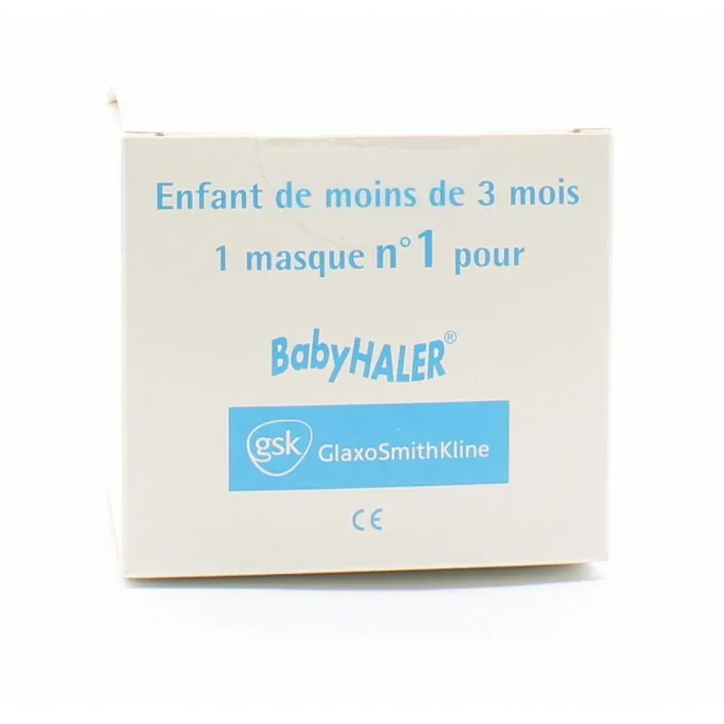 GSK BabyHaler Masque n°1 Enfant de moins de 3 ans - Univers Pharmacie