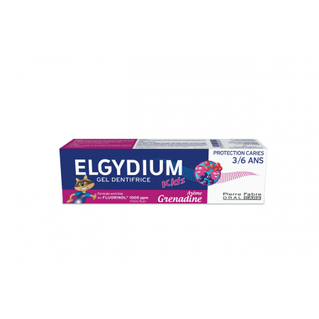 Elgydium Kids Gel Dentifrice Protection Caries 3-6 ans 50ml
