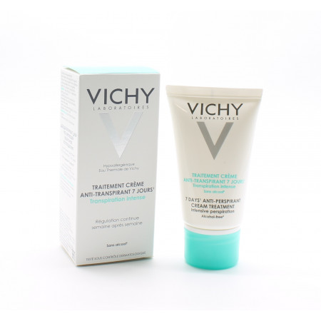 Vichy Traitement Crème Anti-transpirant 7 jours 30ml - Univers Pharmacie