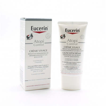 Eucerin AtopiControl Crème Visage 50ml - Univers Pharmacie