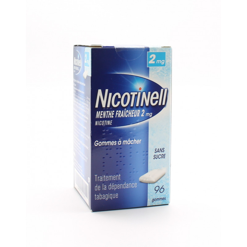 Nicotinell 2mg Menthe Fraîcheur 96 gommes - Univers Pharmacie