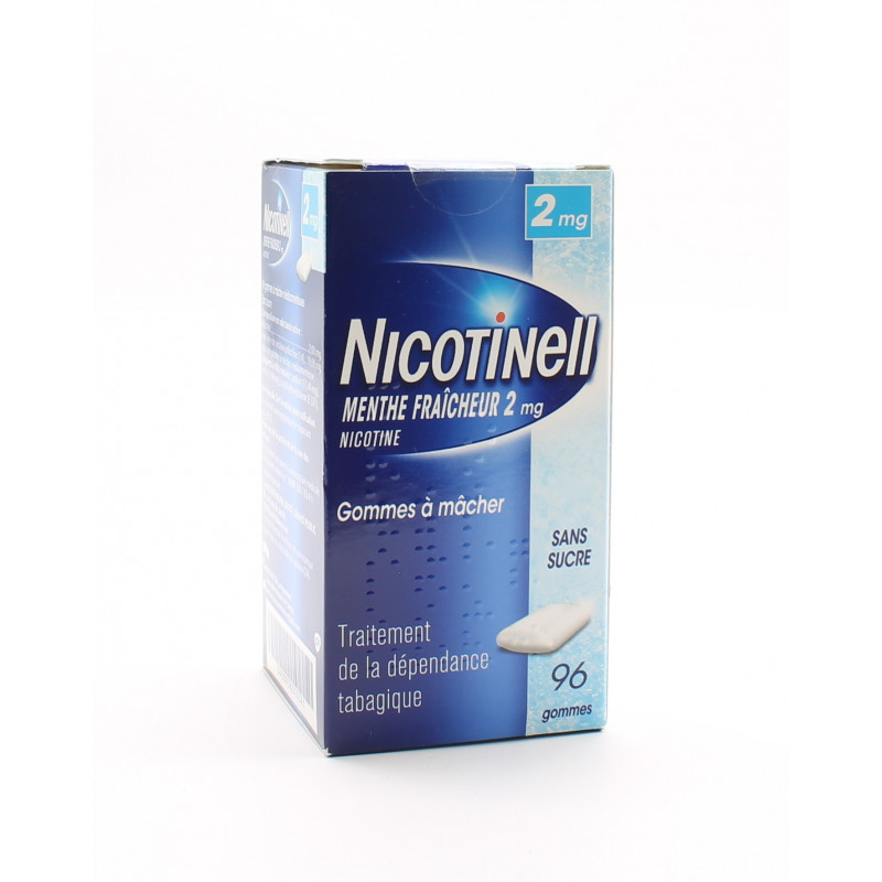 Nicotinell 2mg Menthe Fraîcheur 96 gommes - Univers Pharmacie Nicotinell 2mg Menthe Fraîcheur 96 gommes - Univers Pharmacie
