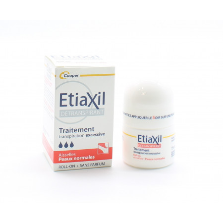 Etiaxil Détranspirant Aisselles Peaux Normales 15ml - Univers Pharmacie