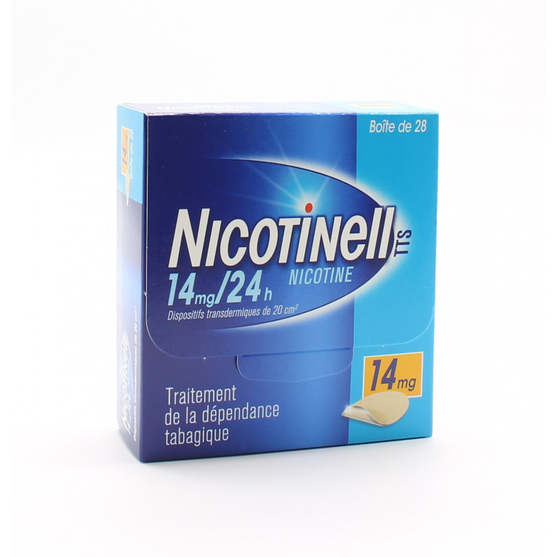 Nicotinell 14mg/24h 28 patchs transdermiques - Univers Pharmacie