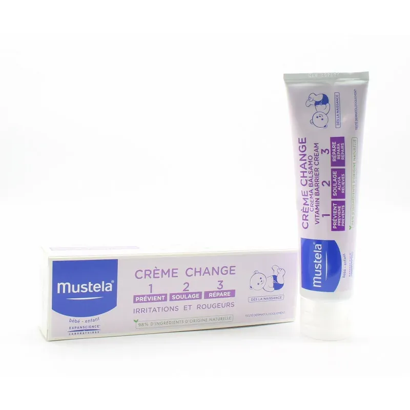 Mustela Crème Change 123 100ml - Univers Pharmacie Mustela Crème Change 123 100ml - Univers Pharmacie