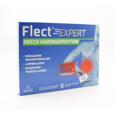 Flect'Expert Patch Harpagophytum X5 - Univers Pharmacie
