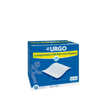 Urgo Compresses Stériles Non Tissées 7,5X7,5cm 100 pièces - Univers Pharmacie