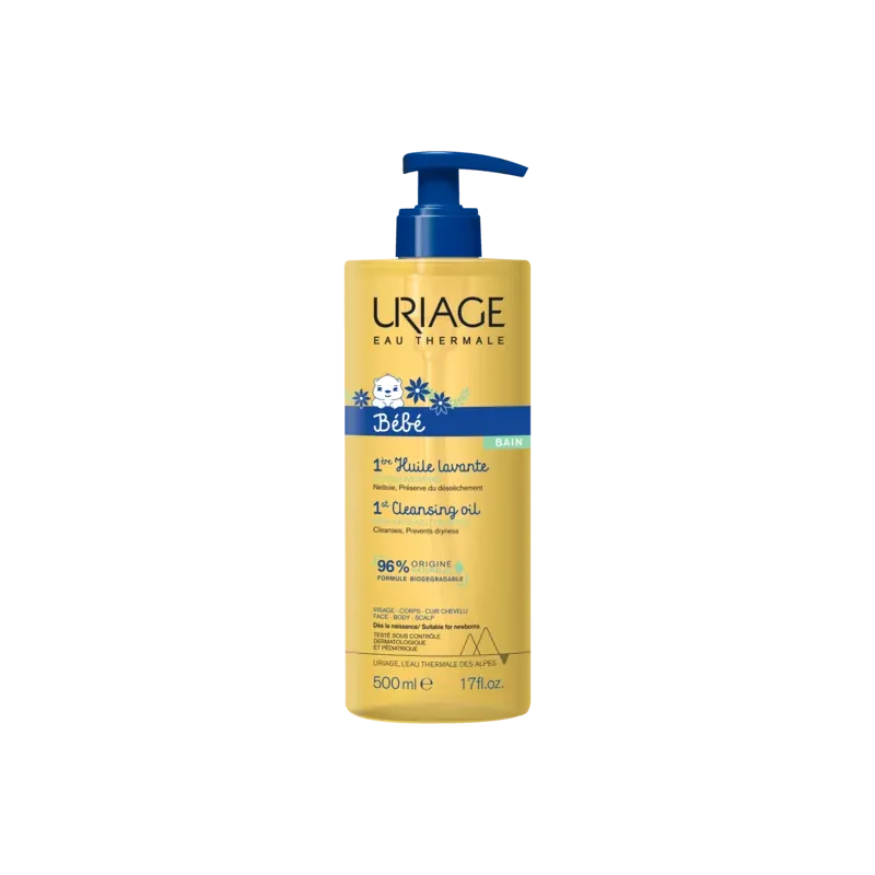 Uriage Bébé 1ère Huile Lavante 500ml - Univers Pharmacie