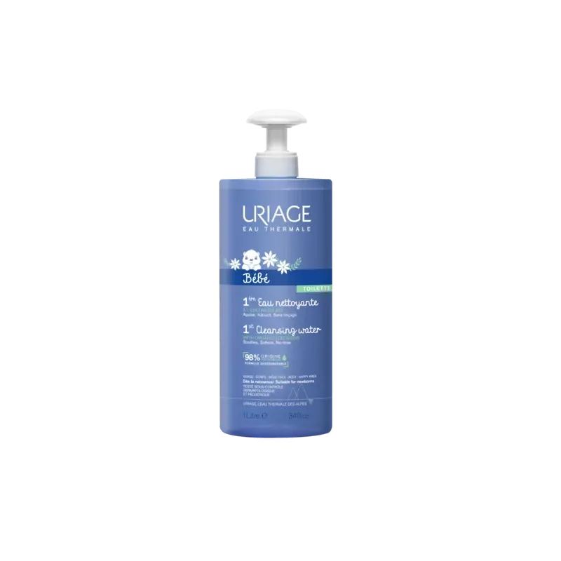 Uriage Bébé 1ère Eau Nettoyante 1L - Univers Pharmacie