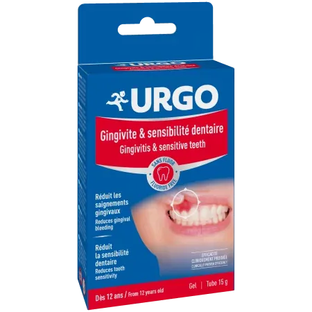 Urgo Gingivite & Sensibilité Dentaire Gel 15g - Univers Pharmacie