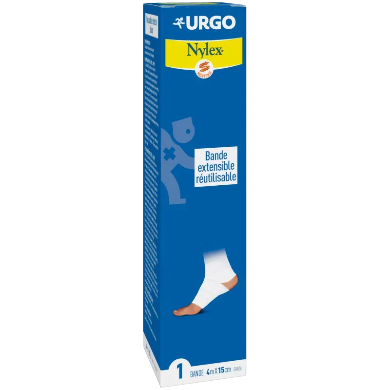 Urgo Nylex Bande Extensible Réutilisable 4mX15cm - Univers Pharmacie