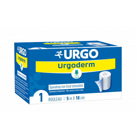 Urgo Urgoderm Sparadrap Non Tissé Extensible 5mX10cm - Univers Pharmacie