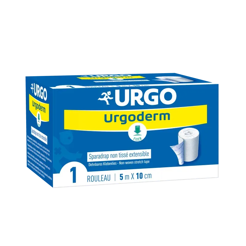 Urgo Urgoderm Sparadrap Non Tissé Extensible 5mX10cm - Univers Pharmacie