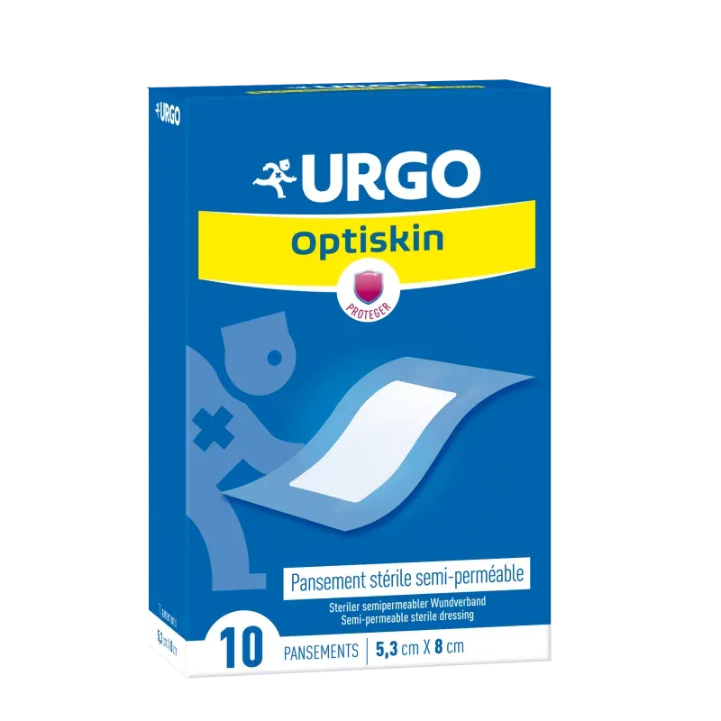 Urgo Optiskin Pansement Stérile Semi-perméable 5,3X8cm X10 - Univers Pharmacie